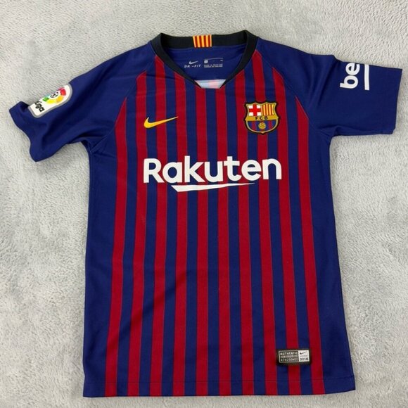 Nike FC Barcelona Soccer Jersey Classic Youth Size M - Picture 1 of 16